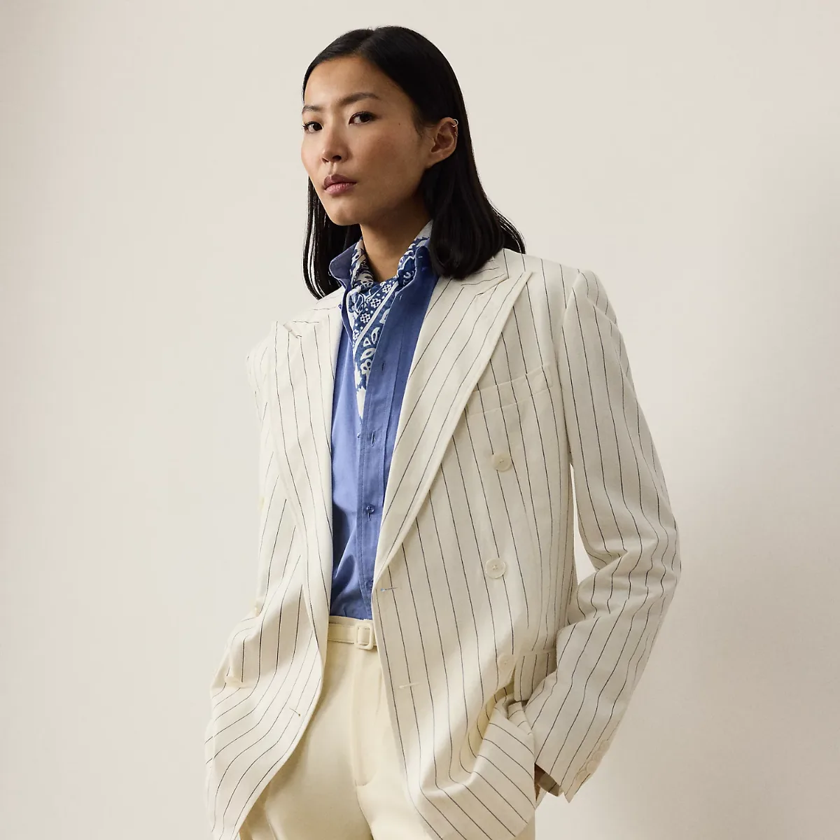 Bennet Striped Washed Jacket