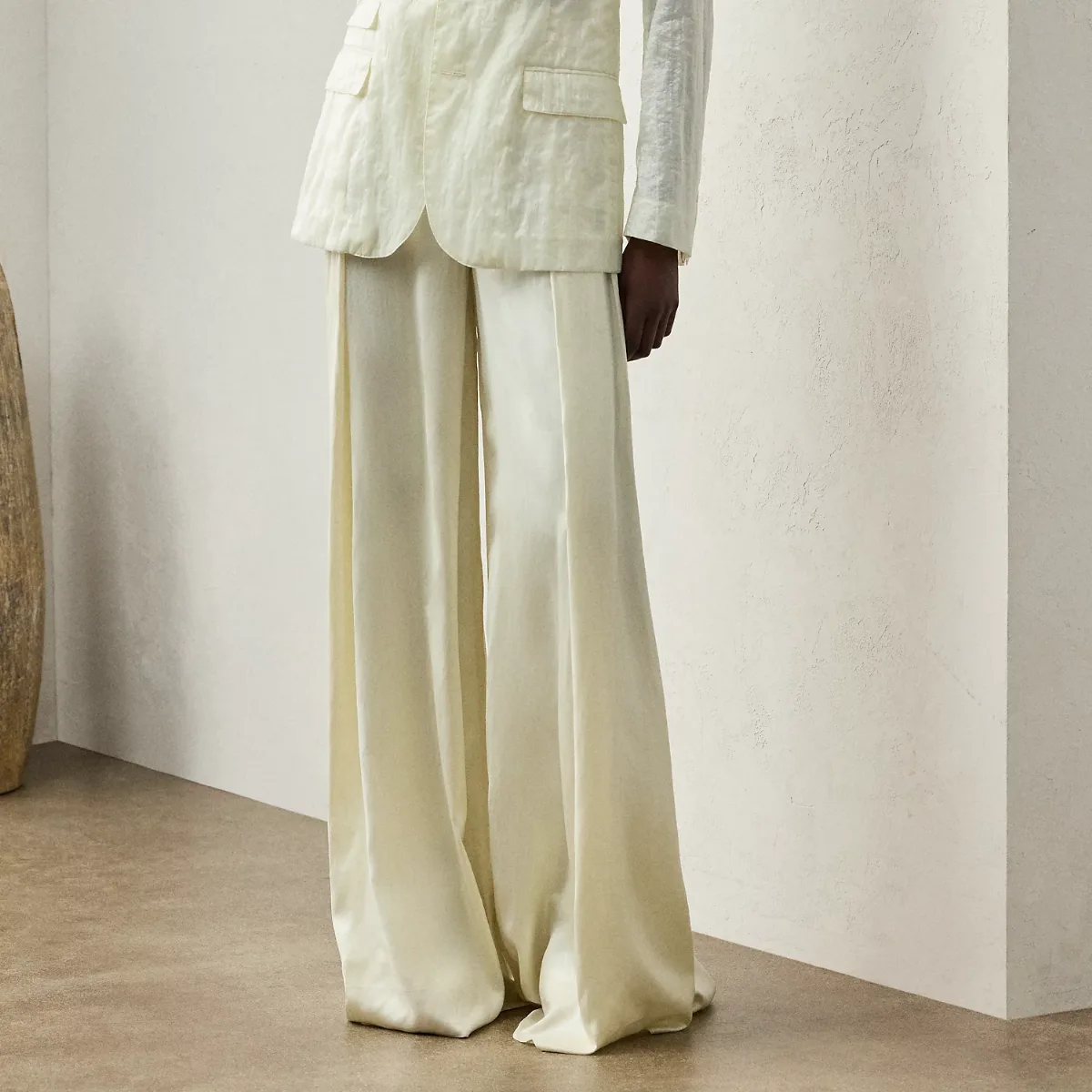 Kenzie Charmeuse Wide-Leg Pant by Ralph Lauren