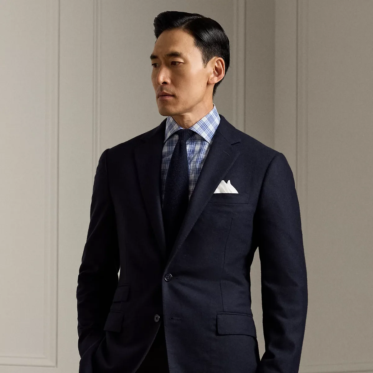 Kent Hand-Tailored Flannel Sport Coat by Ralph Lauren