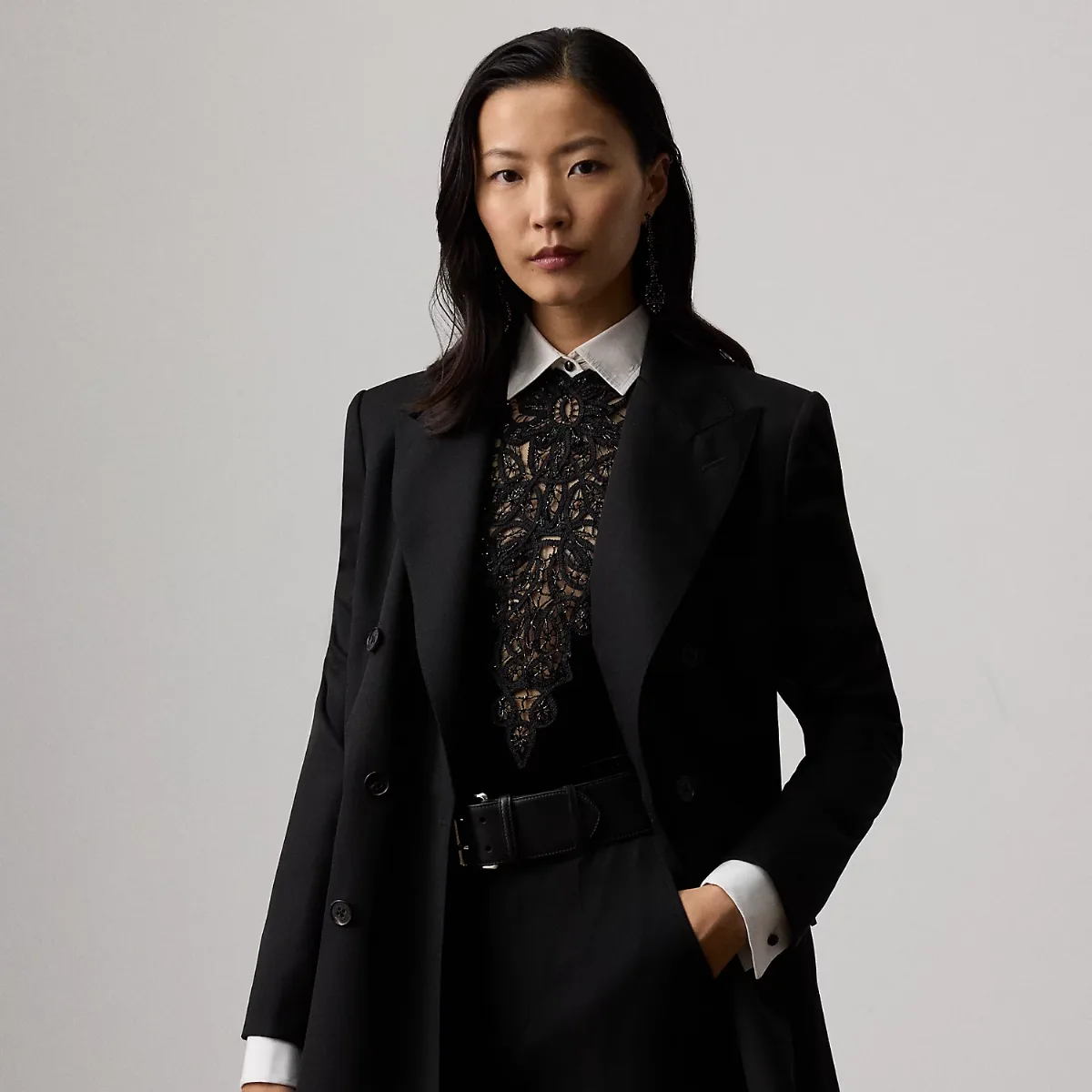 Varick Grain De Poudre Jacket by Ralph Lauren