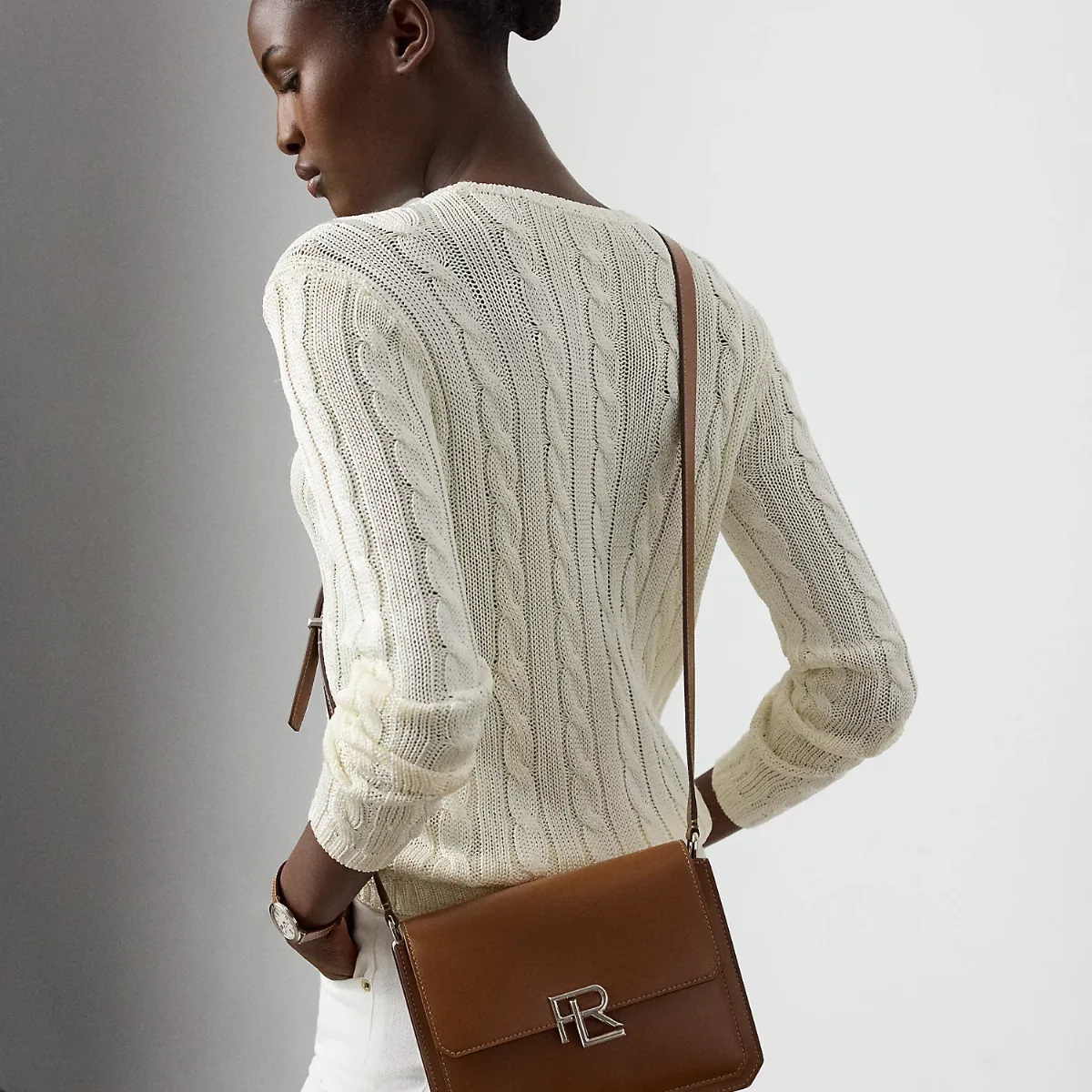 888 Box Calfskin Crossbody by Ralph Lauren