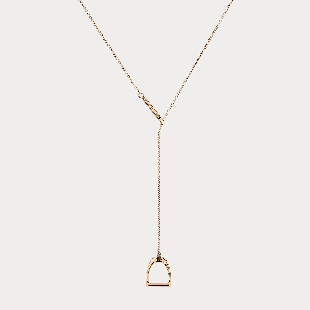 Stirrup Lariat Necklace by Ralph Lauren