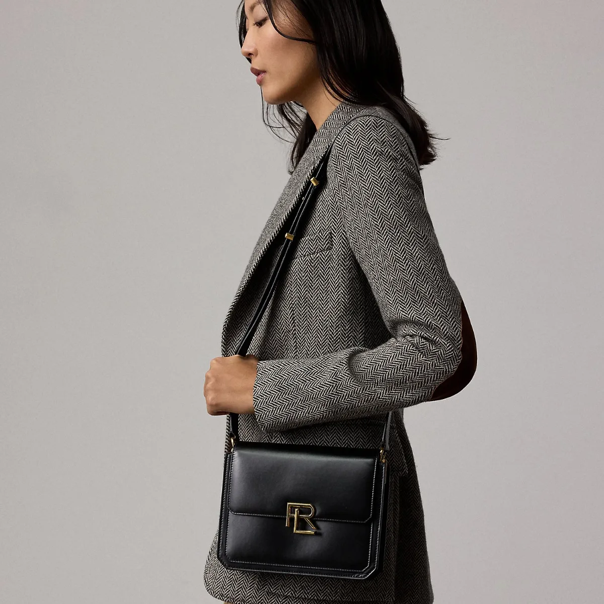 RL 888 Box Calfskin Crossbody by Ralph Lauren