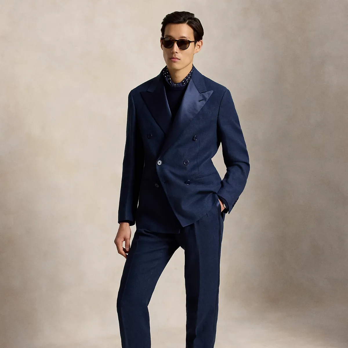 Polo Tailored Fit Linen Tuxedo by Ralph Lauren