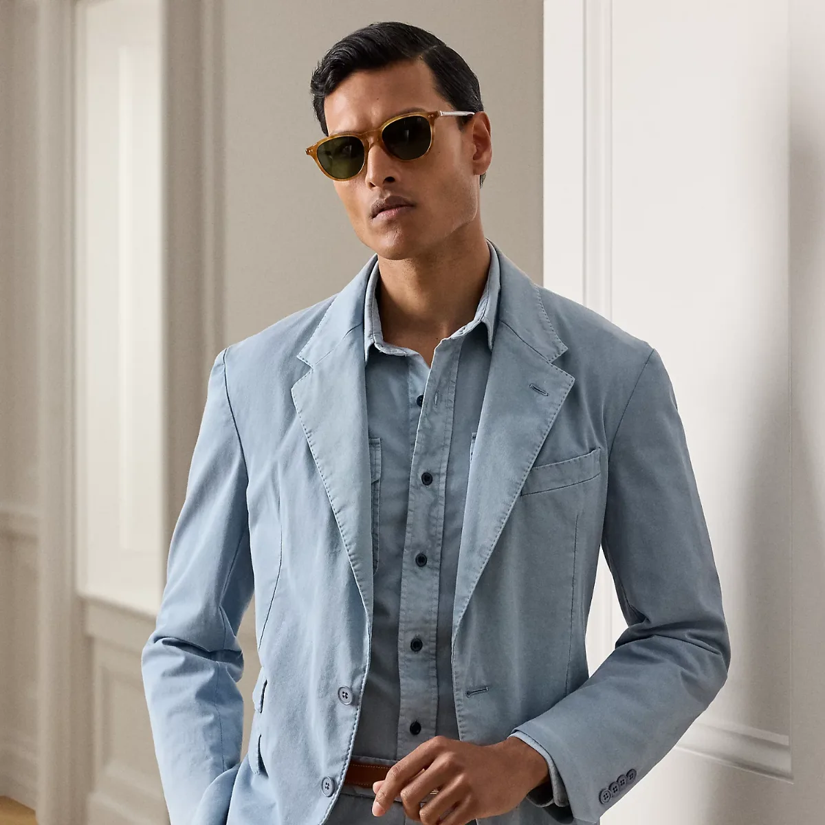 Glenn Hand-Tailored Stretch Chino Jacket by Ralph Lauren