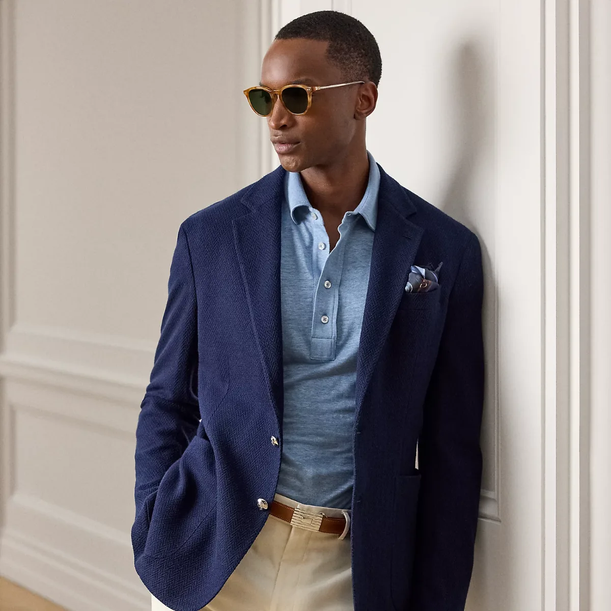 Hadley Hand-Tailored Herringbone Jacket by Ralph Lauren
