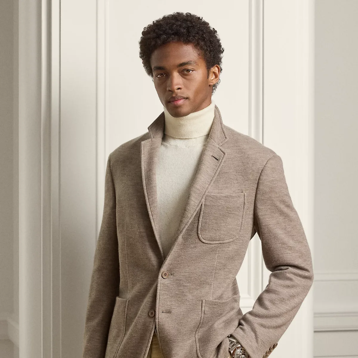 Hadley Hand-Tailored Double-Knit Jacket by Ralph Lauren