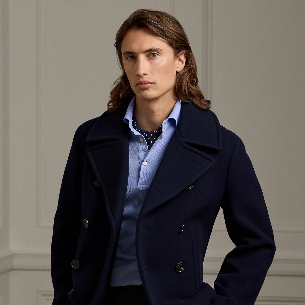 Fullerton Wool-Cashmere Peacoat