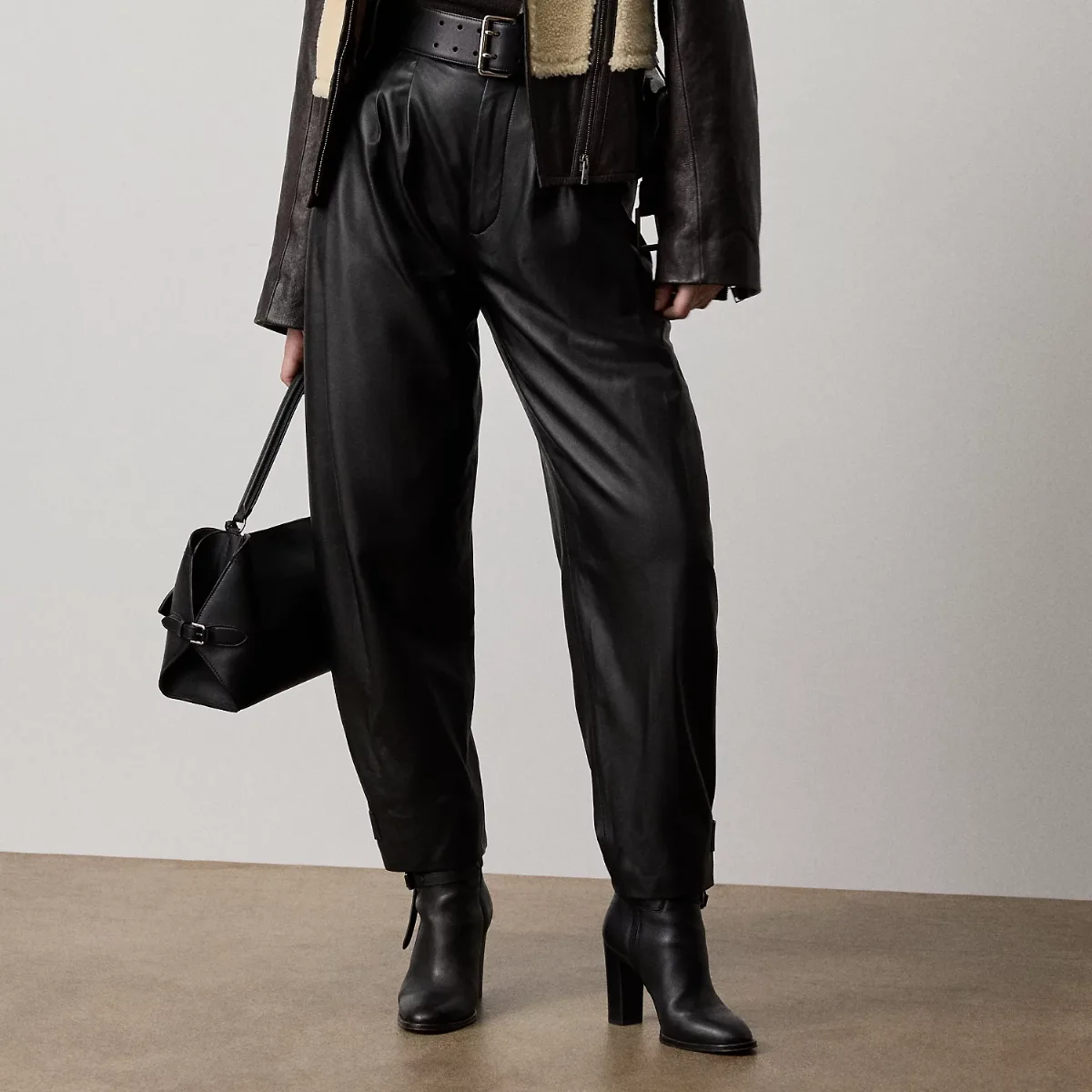 Jeanne Lambskin Pant by Ralph Lauren