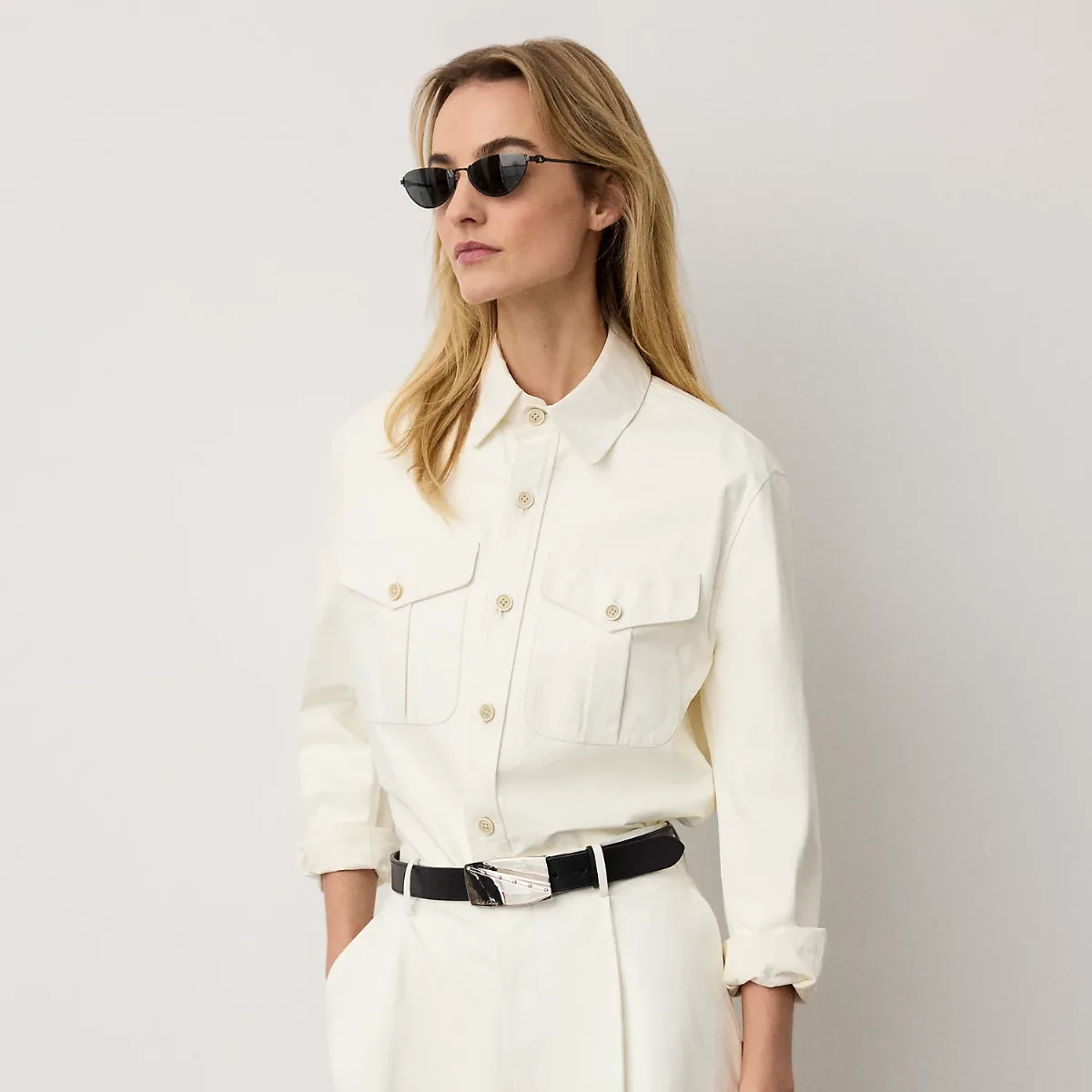 Landry Lambskin Shirt by Ralph Lauren