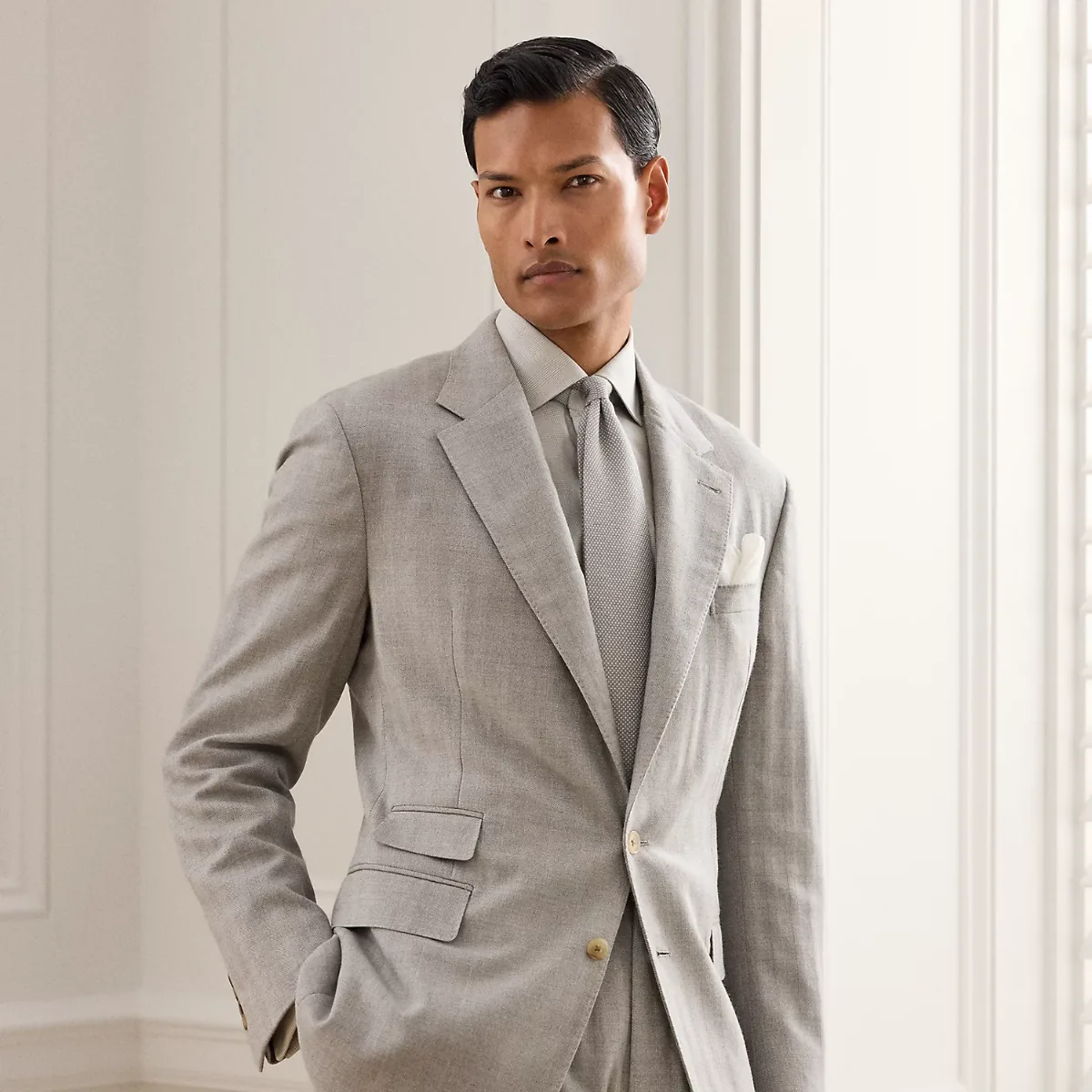 Glenn Hand-Tailored Herringbone Jacket by Ralph Lauren