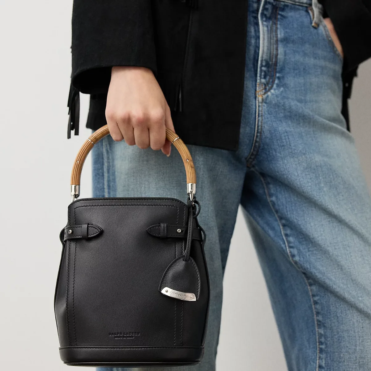 The Ralph Calfskin Small Bucket Bag by Ralph Lauren