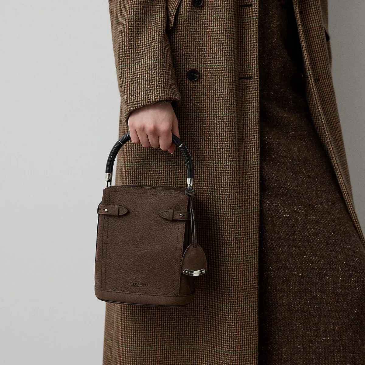 The Ralph Nubuck Small Bucket Bag