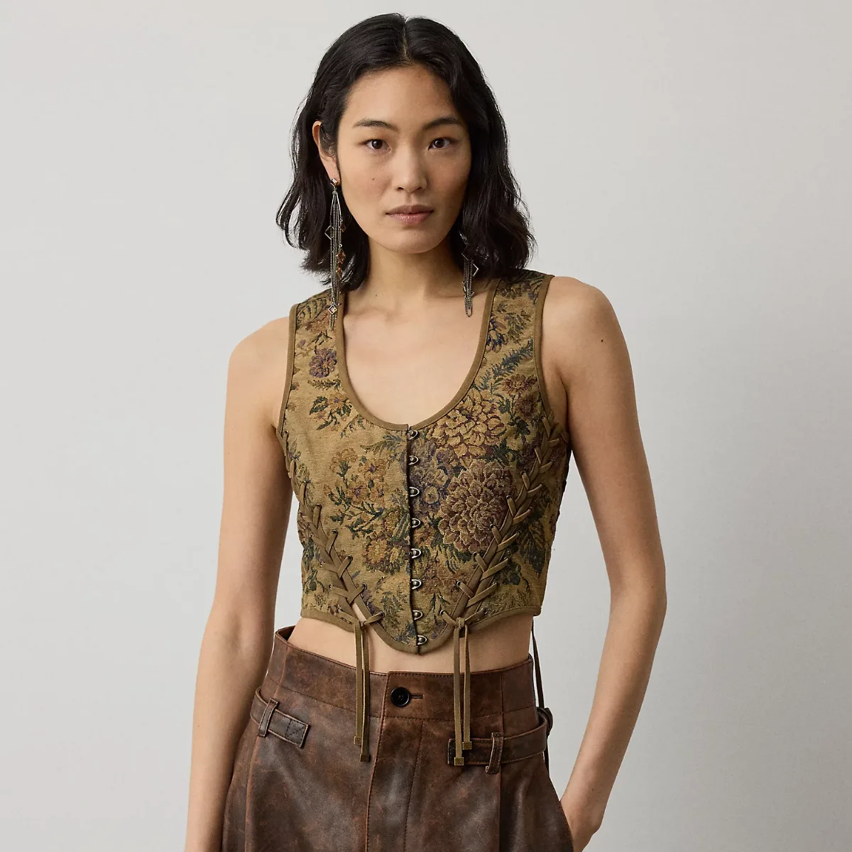 Thurlow Floral Gobelin Top by Ralph Lauren