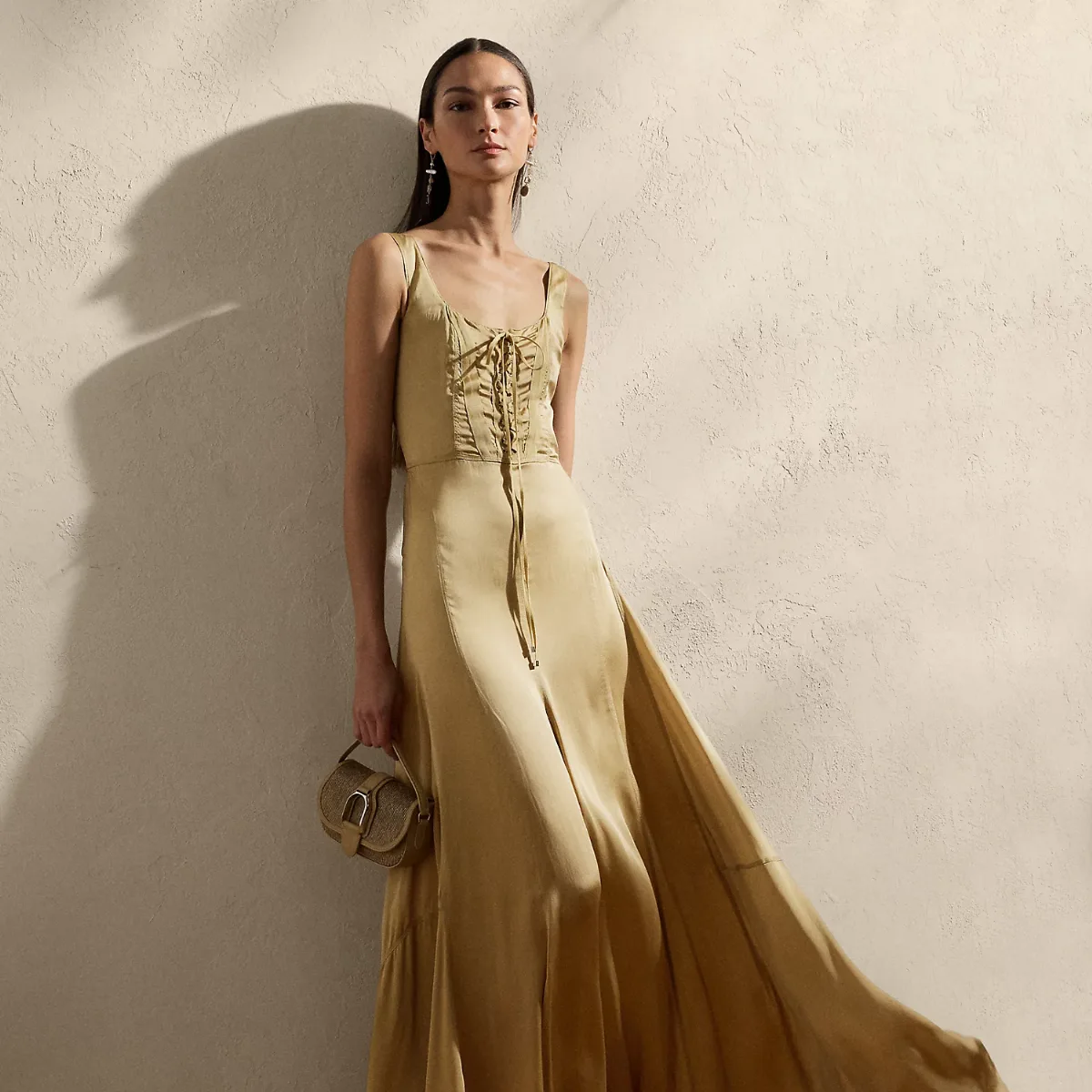 Julie Silk Charmeuse Evening Dress
