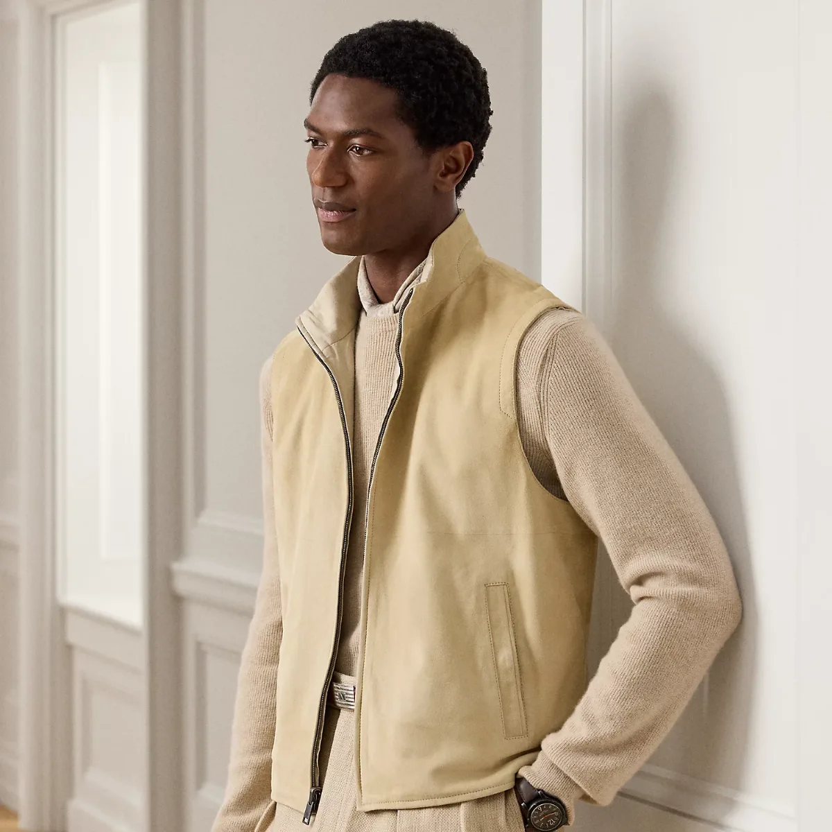 Jamison Reversible Suede Vest by Ralph Lauren
