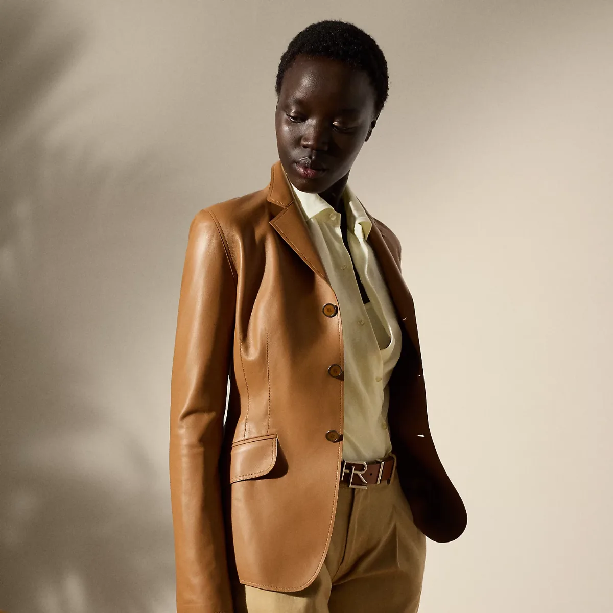 Hollis Lambskin Jacket by Ralph Lauren
