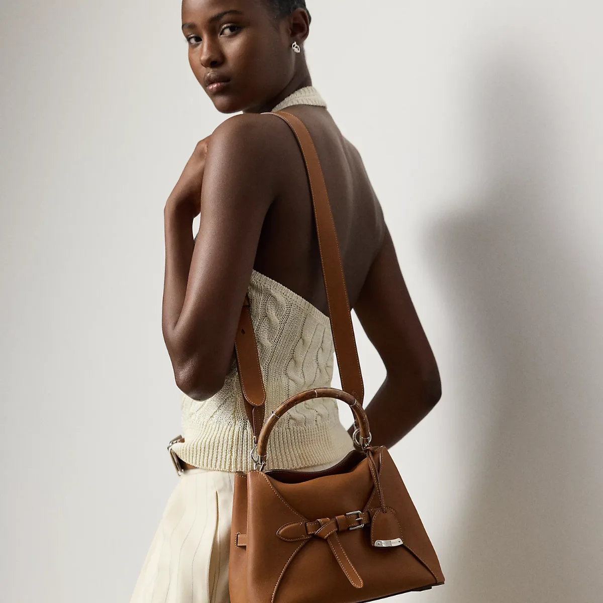 The Ralph Calfskin Top Handle by Ralph Lauren