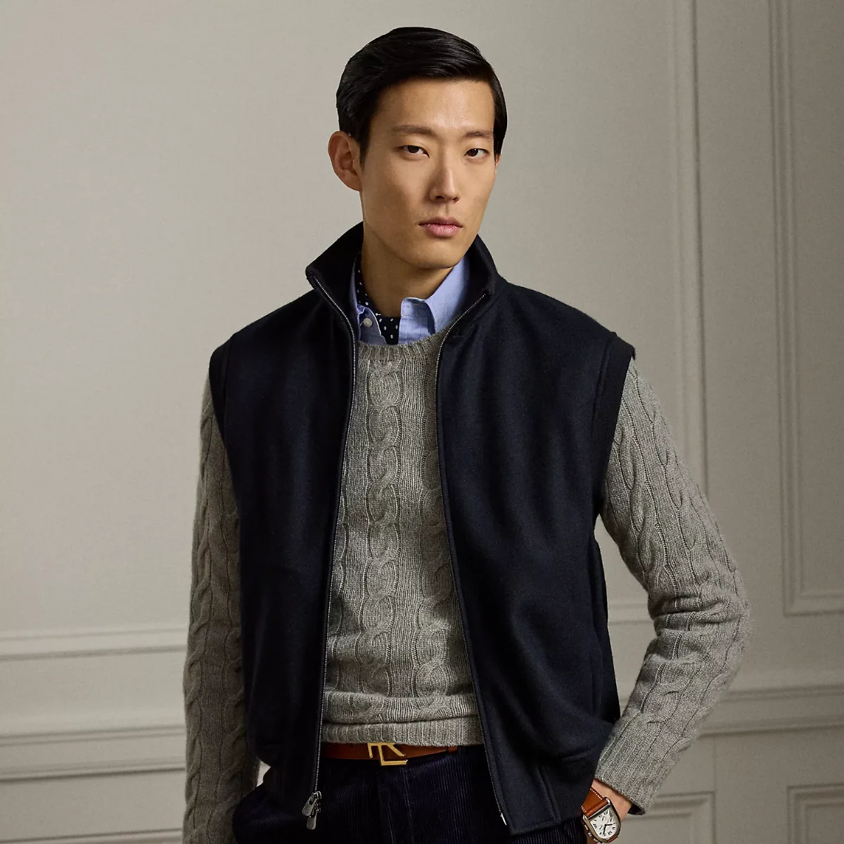 Felton Cashmere-Blend Vest by Ralph Lauren