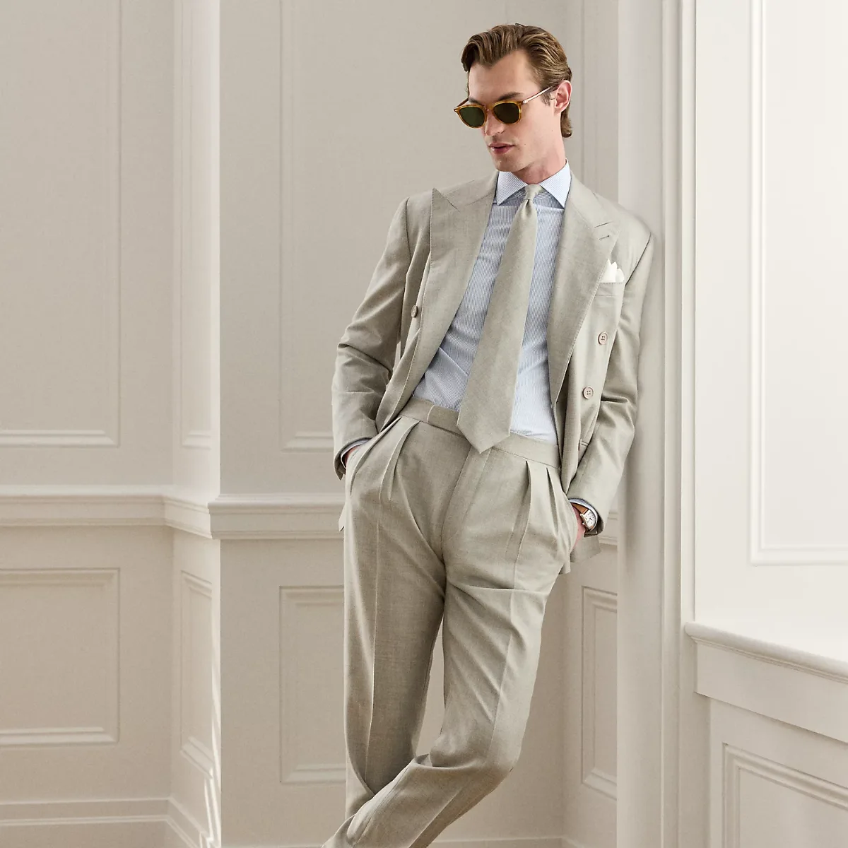 Ralph Hand-Tailored Wool Flannel Suit by Ralph Lauren