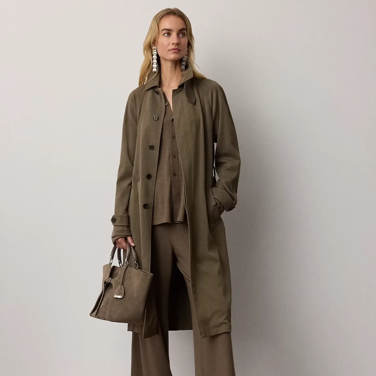Matthews Wool Covert Coat by Ralph Lauren