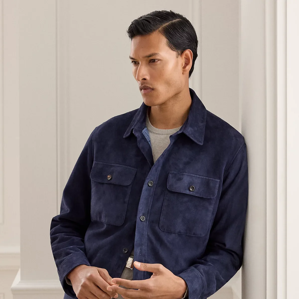 Calloway Suede Shirt Jacket