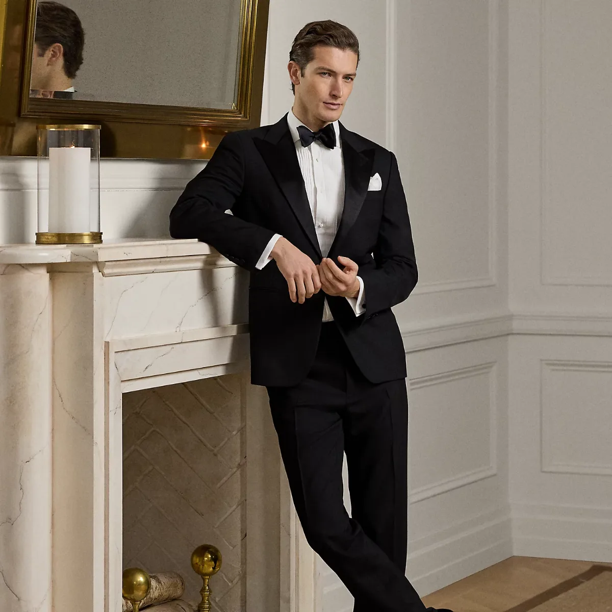 Gregory Hand-Tailored Wool Peak Tuxedo by Ralph Lauren