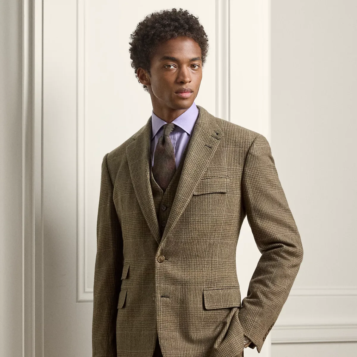 Kent Handmade Plaid Cashmere Jacket by Ralph Lauren