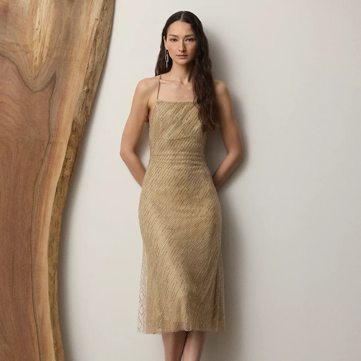 Donnely Embellished Tulle Cocktail Dress