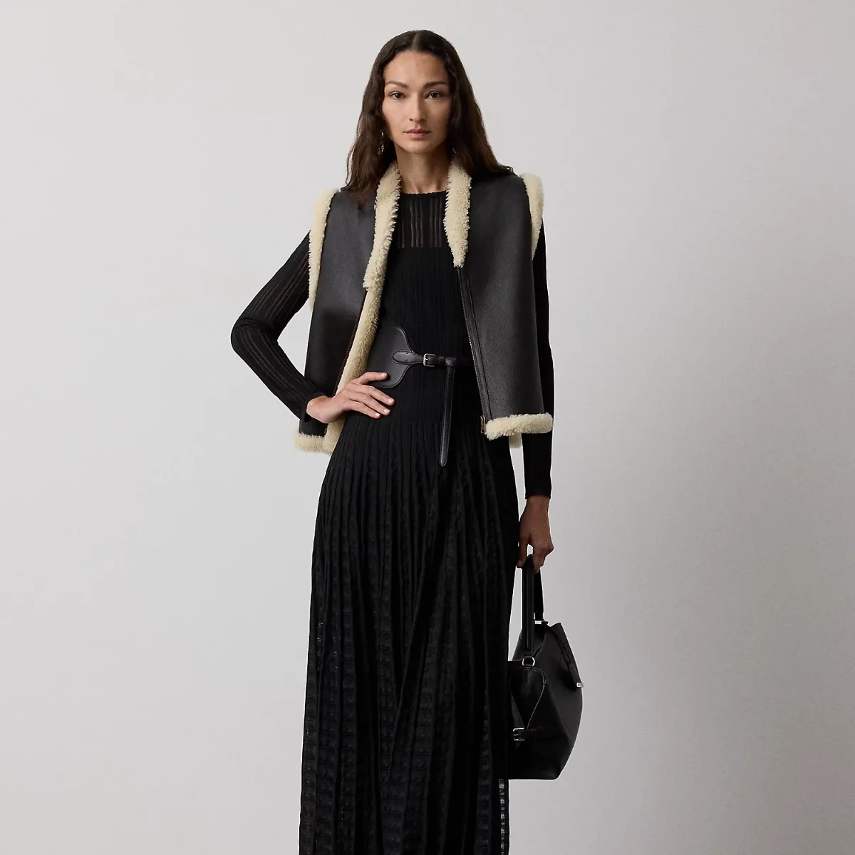 Judith Silk-Blend Sweater Evening Dress by Ralph Lauren