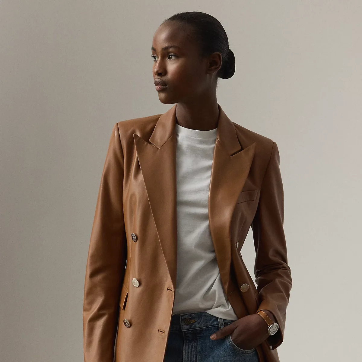 Camden Lambskin Jacket by Ralph Lauren