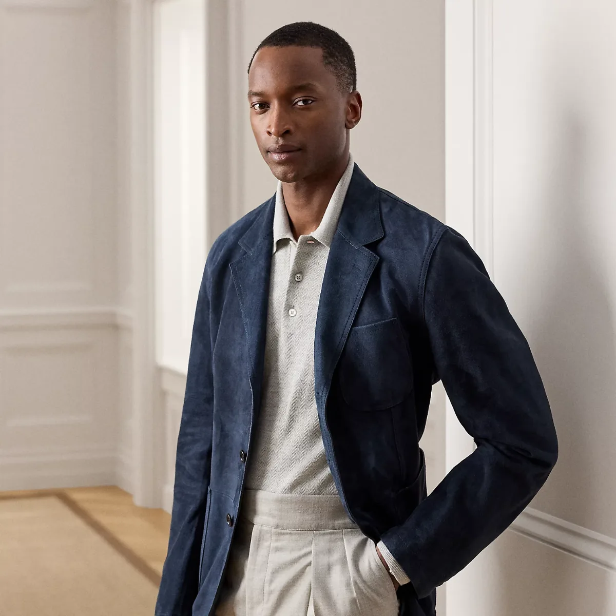 Hand-Tailored Suede Sport Coat by Ralph Lauren