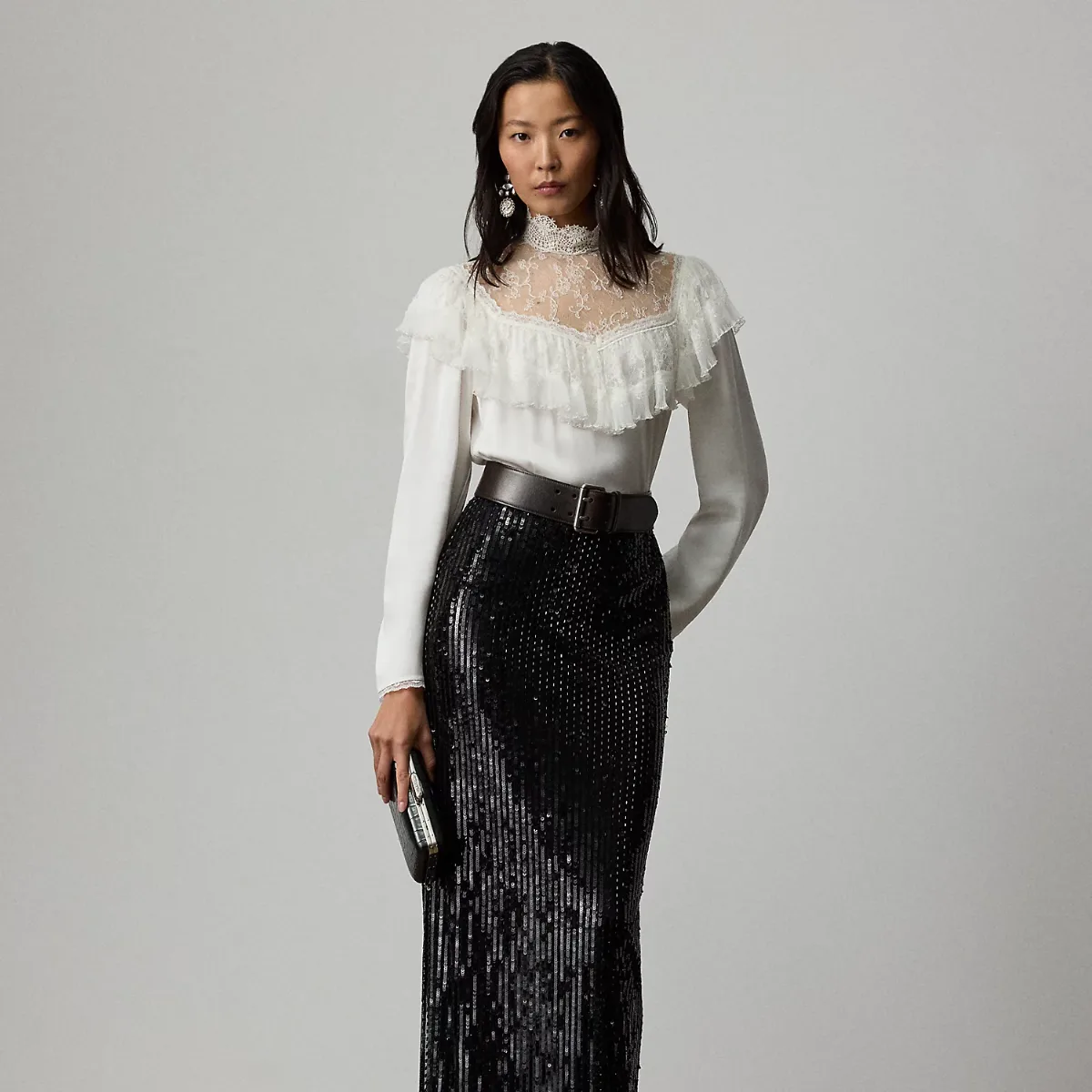 Winslow Embellished Tulle Maxiskirt by Ralph Lauren