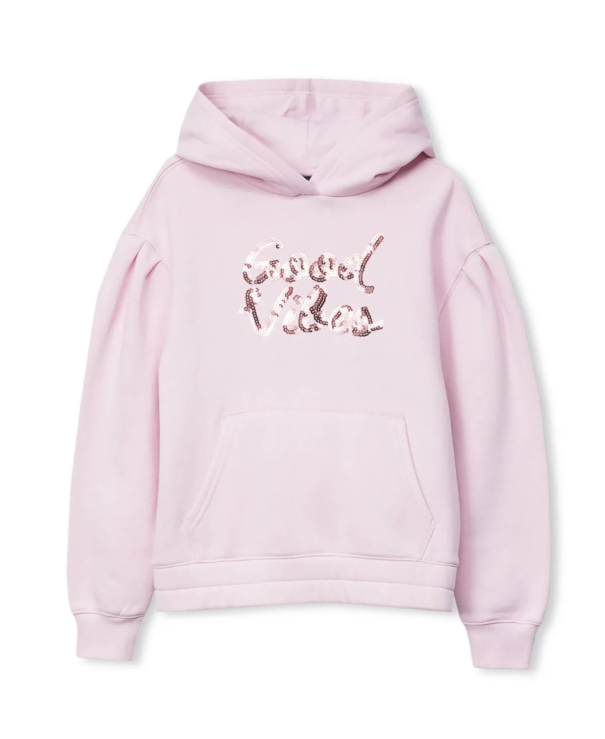 Fleece Pullover Hoodie by Lands' End