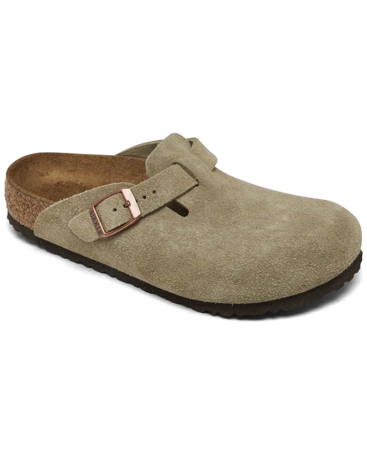 Boston Suede Leather Clogs by Birkenstock