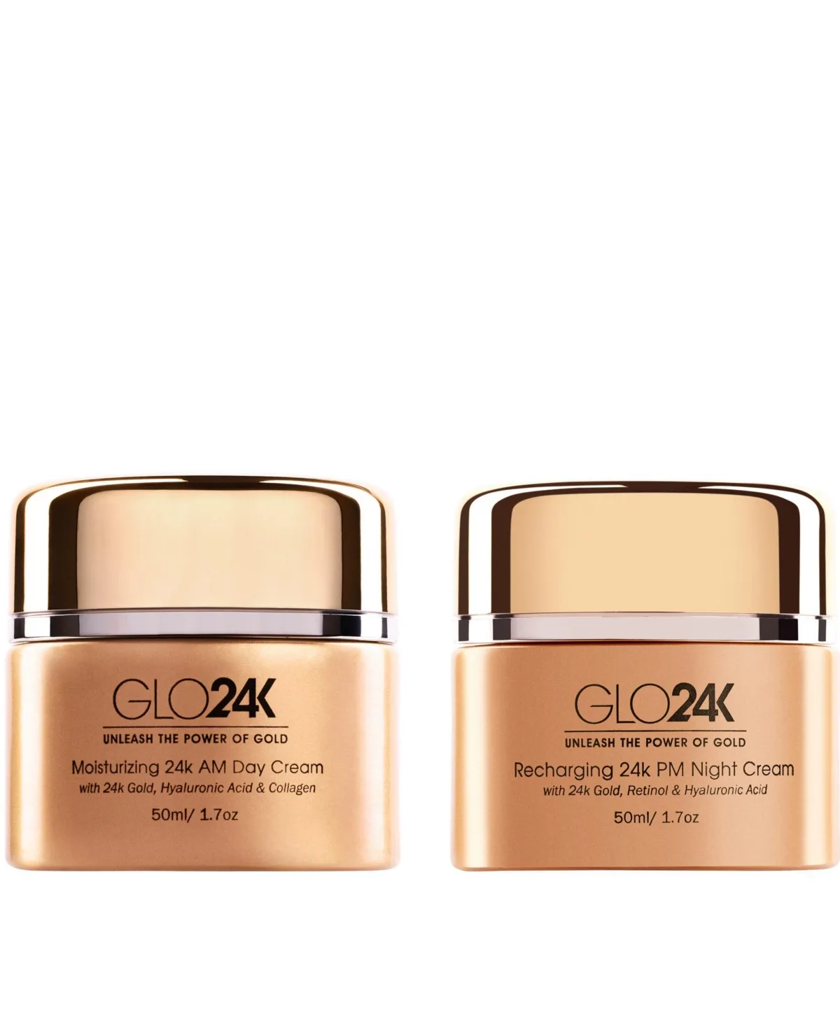 Moisturizing 24k Gold Day and Night Cream by Glo24k