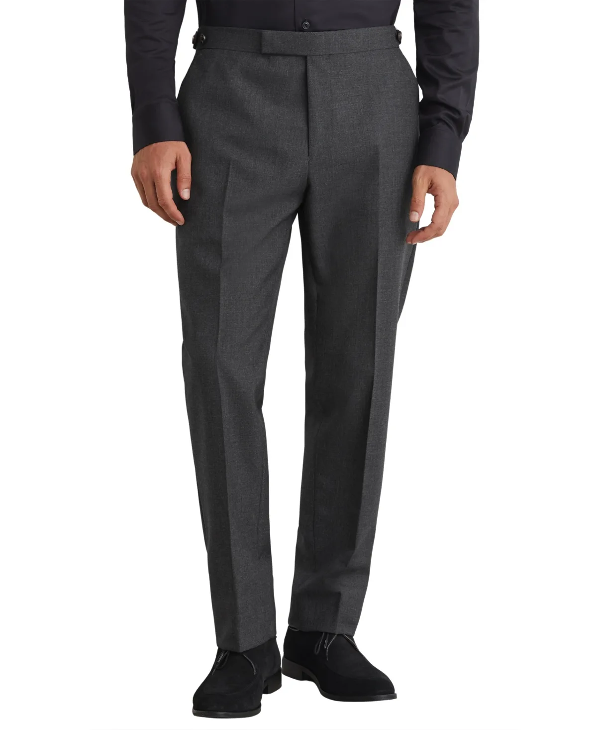 Bold Wool Side-Adjuster Classic-Fit Pants by Reiss