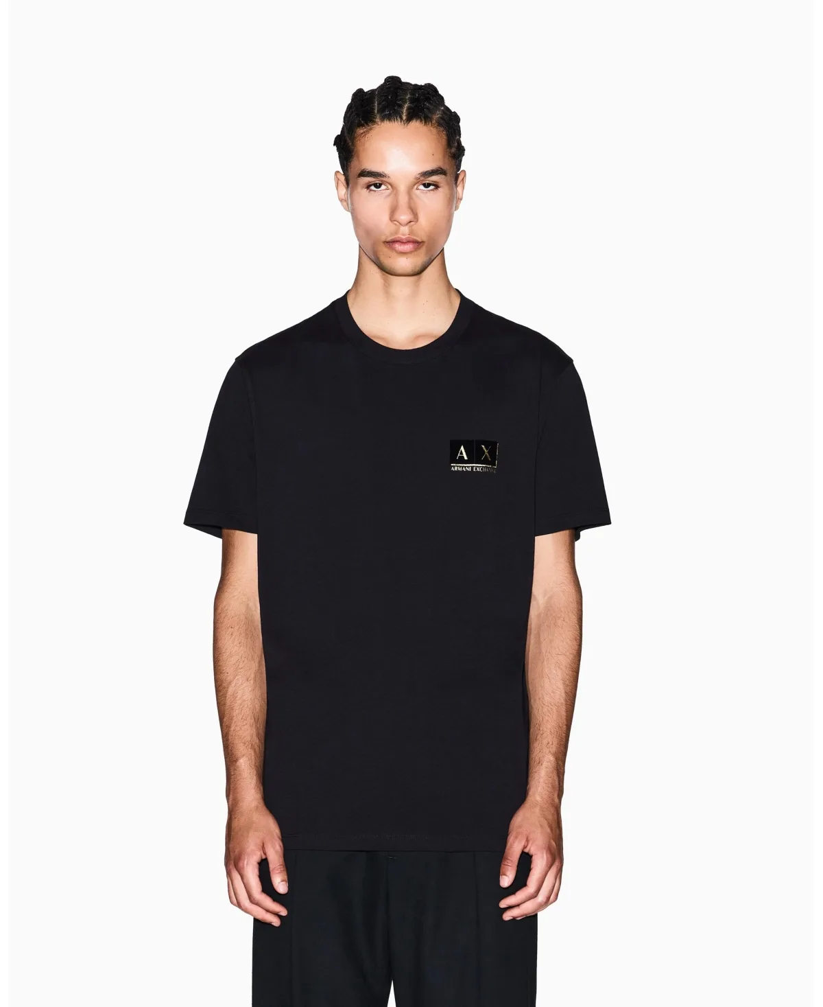 Gold Logo Graphic T-Shirt by A|x Armani Exchange