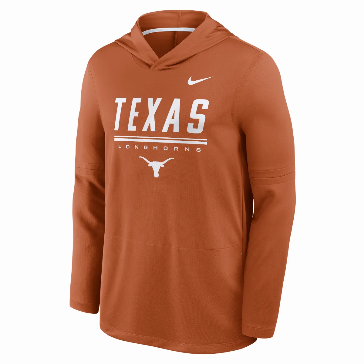 Texas Sideline Dri-FIT College Long-Sleeve Hooded Top