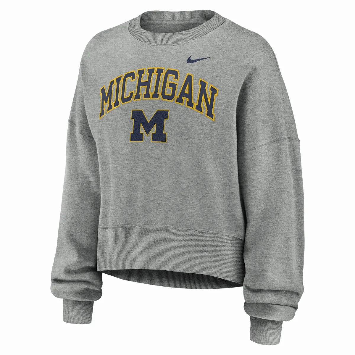 Michigan Phoenix Arch College Pullover Crew by Nike