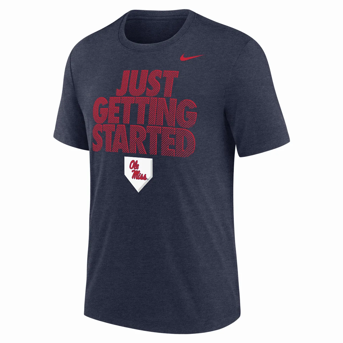 College (ole Miss Rebels) Short-Sleeve Baseball T-Shirt by Nike