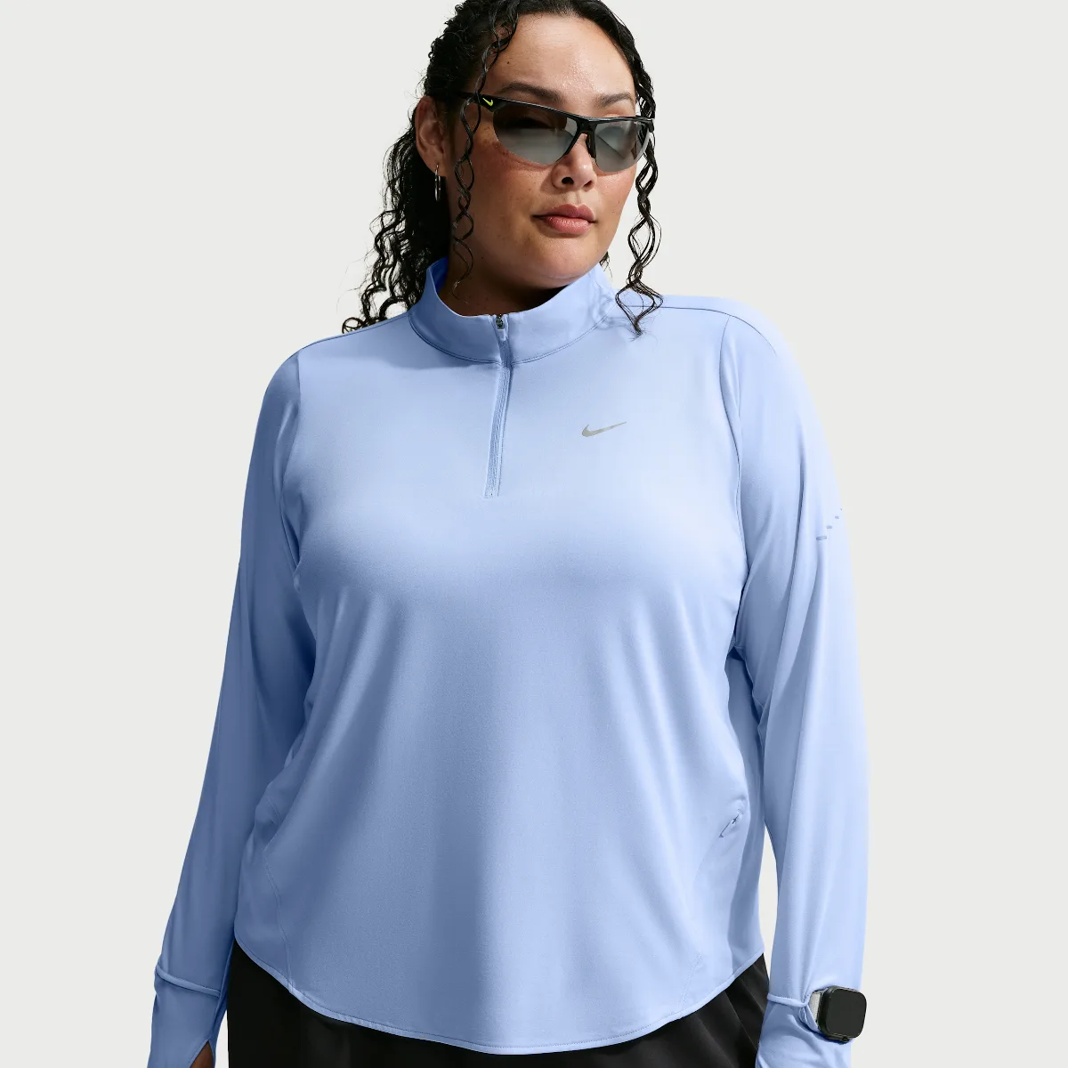 Swift Dri-FIT UV 1/4-Zip Running Top by Nike