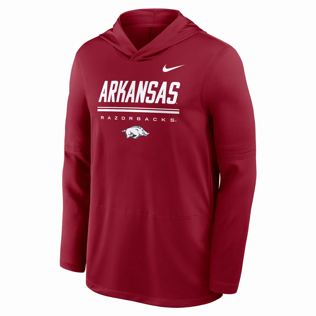 Arkansas Sideline Dri-FIT College Long-Sleeve Hooded Top by Nike