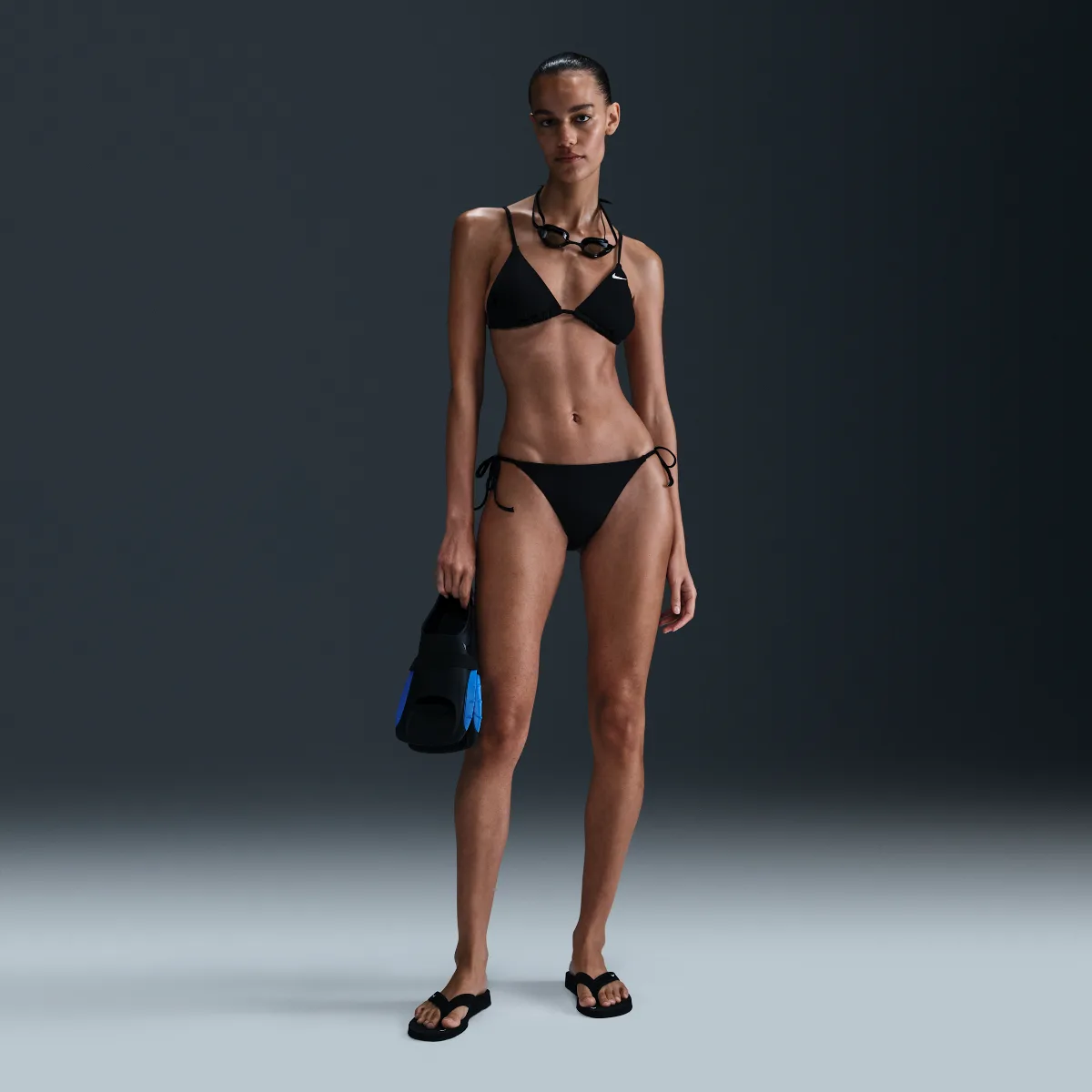 Swim Effortless Essential Tie String Bikini Bottom by Nike