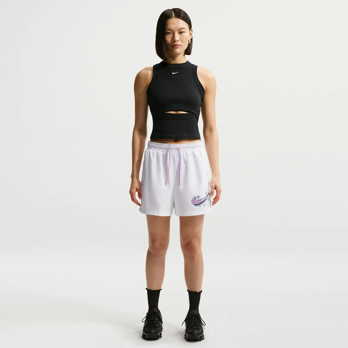 Sportswear Essentials Mid-Rise Woven Shorts by Nike