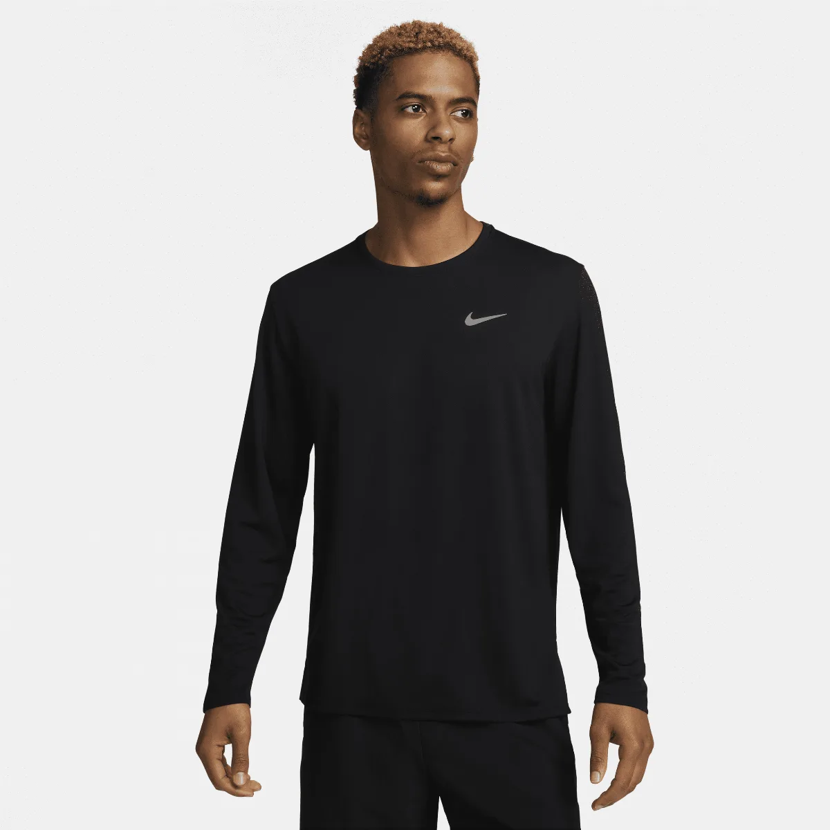 Miler Dri-FIT Long-Sleeve Running Top by Nike