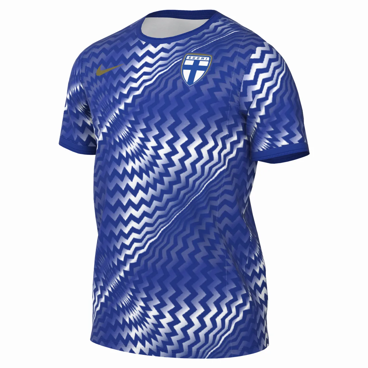 Finland Dri-FIT Soccer Pre-Match Short-Sleeve Top by Nike