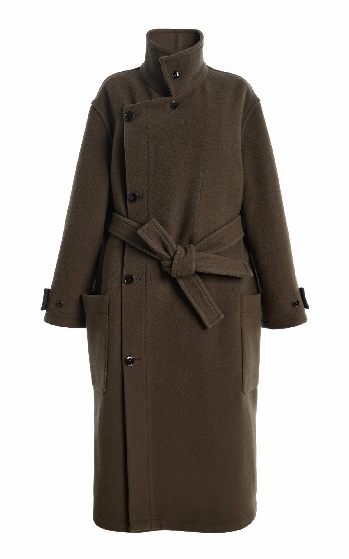 Wrap Cotton Trench Coat by Lemaire