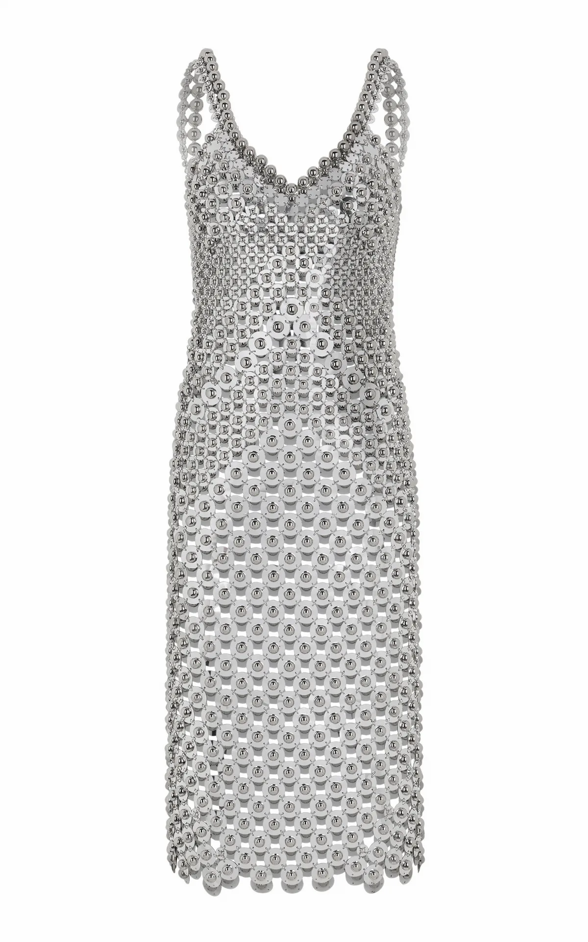Metallic Midi Dress by Rabanne