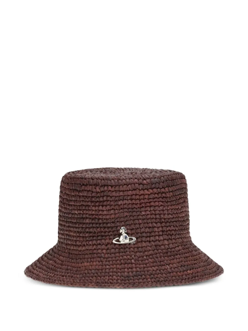 Raffia Orb-Plaque Bucket Hat by Vivienne Westwood